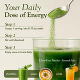 Amrutha Herbals Organic Spirulina + Moringa Powder with natural flavours