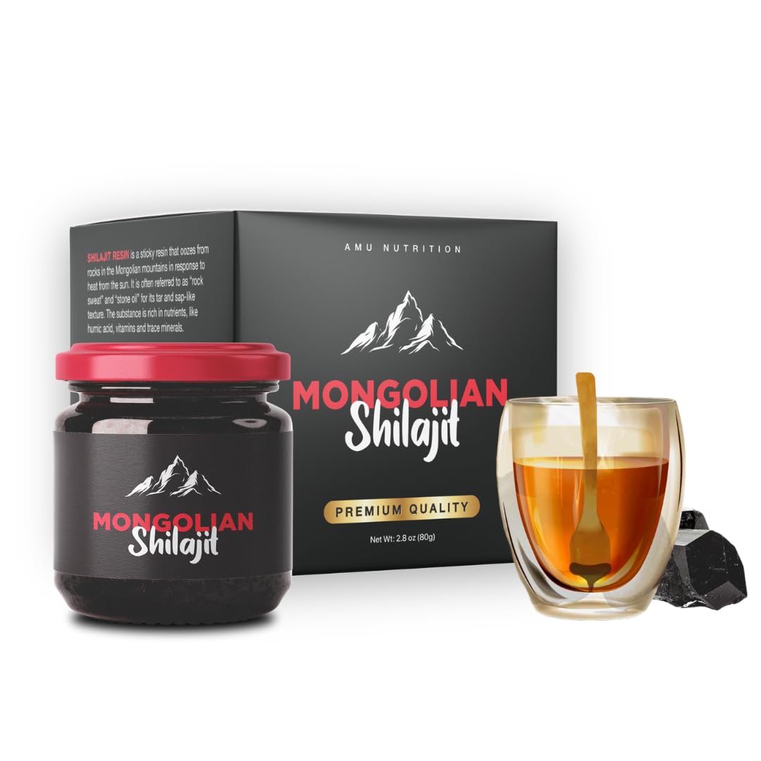 AMU NUTRITION Shilajit Resin 20g front view