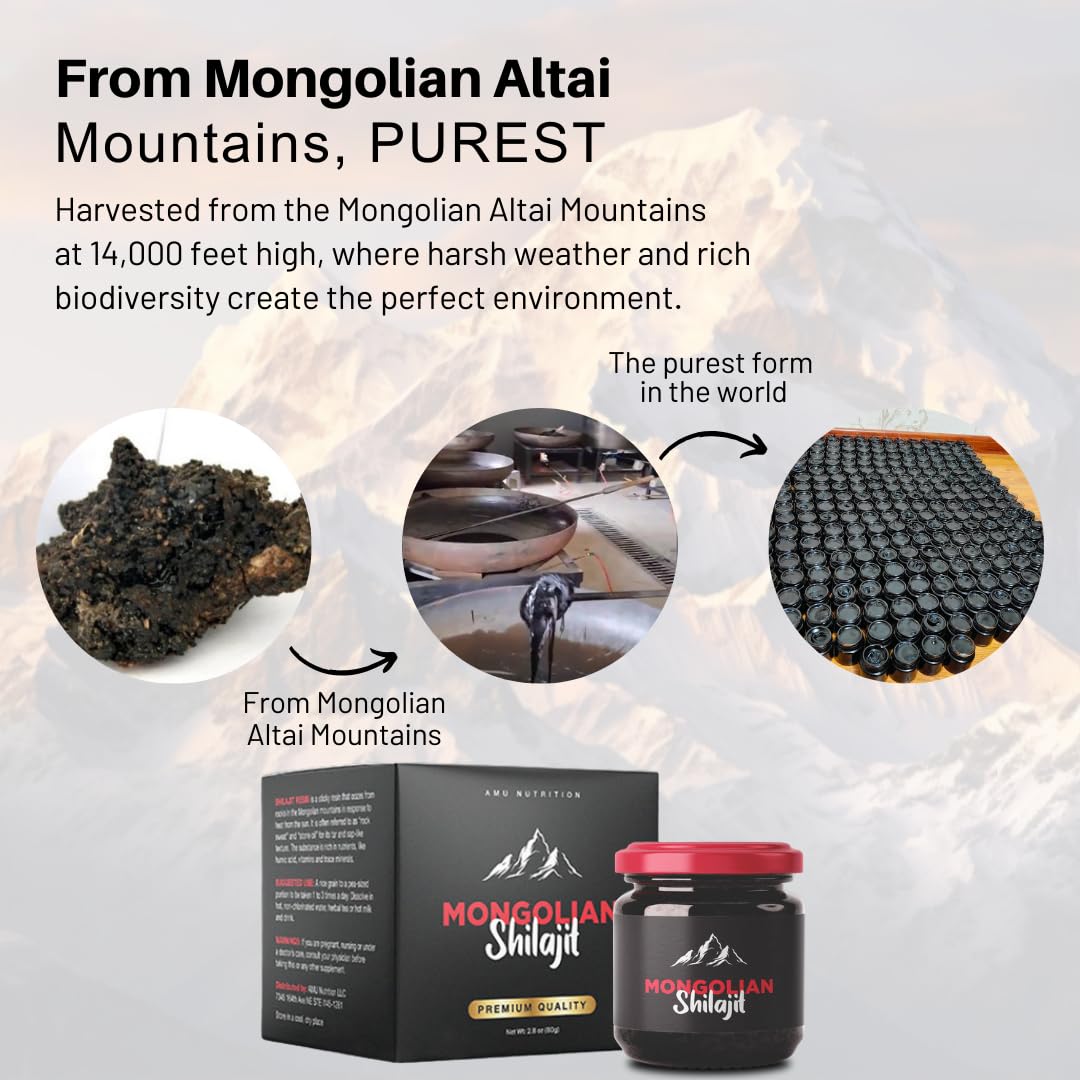 AMU NUTRITION Shilajit Resin 20g product details