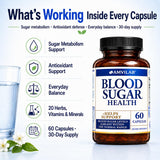 AMVILAB Alpha Lipoic Acid Supplement 60 Capsules side view