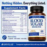 AMVILAB Alpha Lipoic Acid Supplement on a wooden table