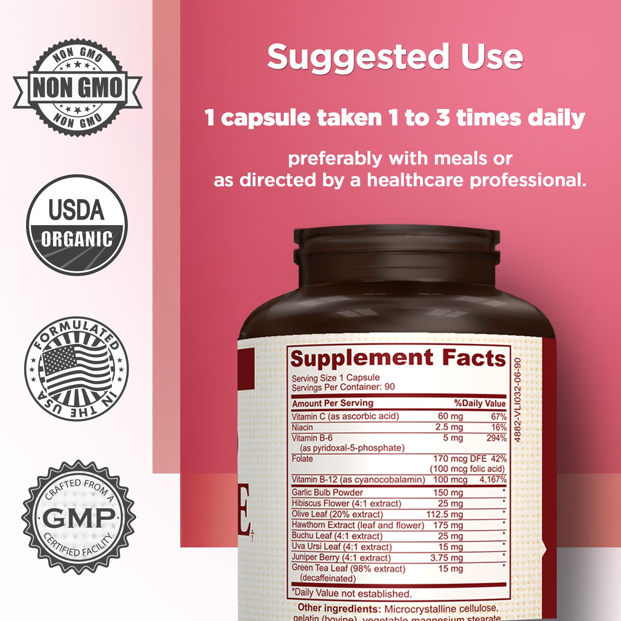 AMVILAB Daily daily wellness Supplement capsules on a white background