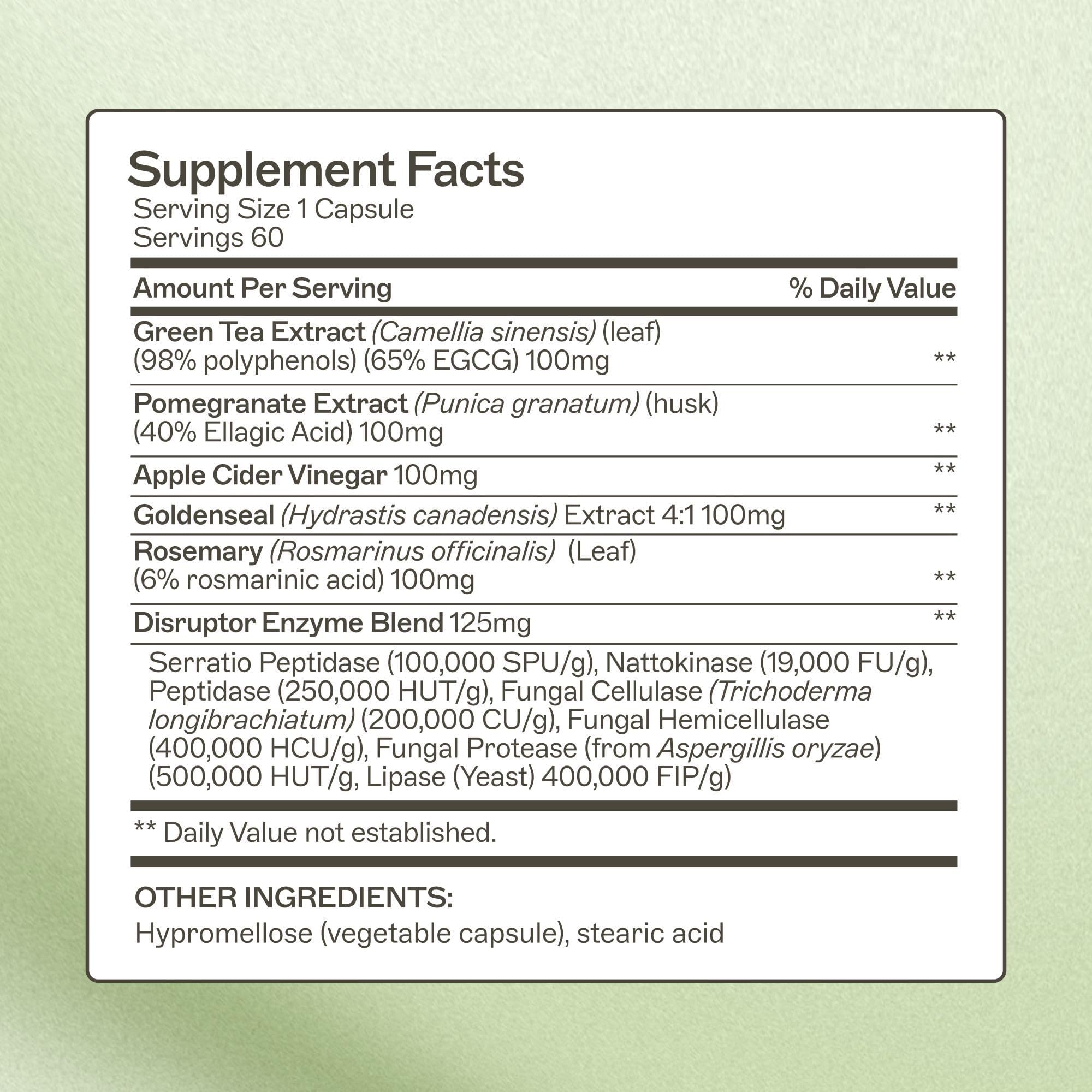 Amy Myers MD Biofilm Disruptor bottle with label