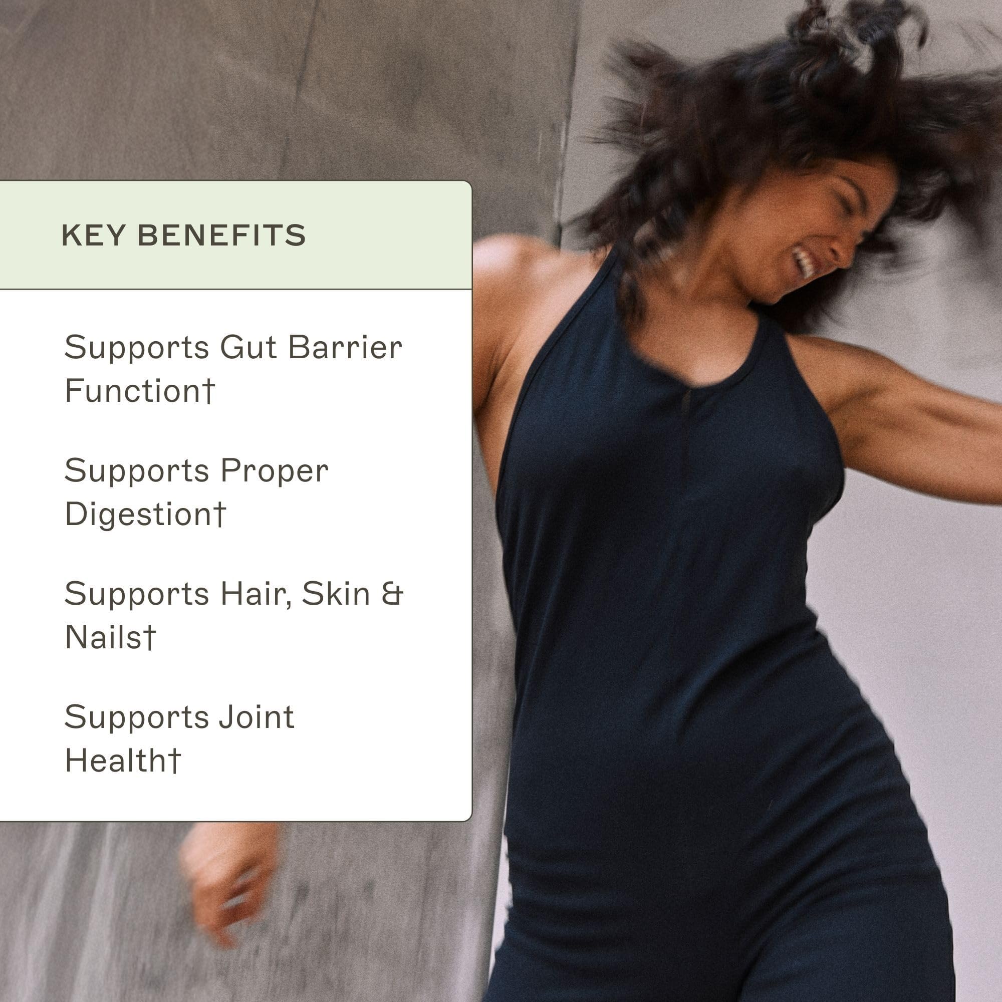 Amy Myers MD Collagen Protein Supplement scoop and powder