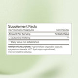Amy Myers MD L-Glutamine Capsules 1700mg side view