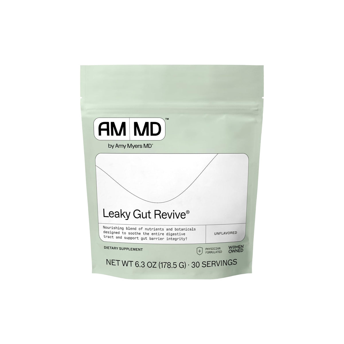 Amy Myers MD Leaky Gut Revive Powder 179g front view