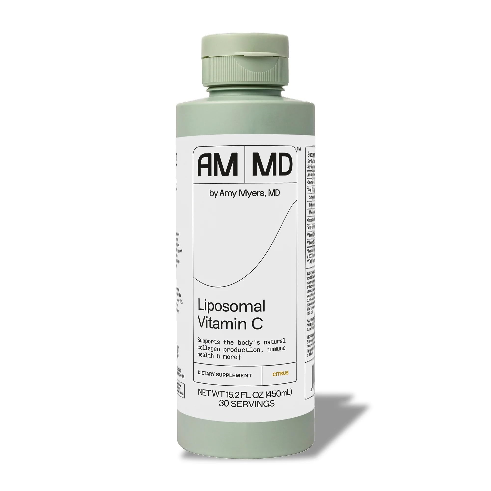 Amy Myers MD Liposomal Curcumin 1000mg front view