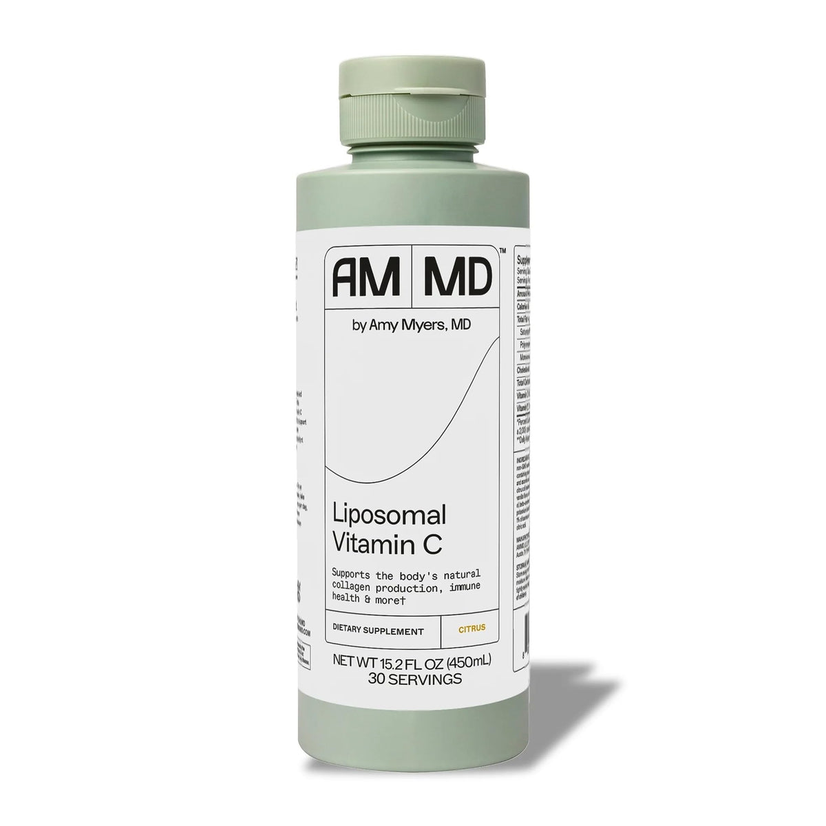 Amy Myers MD Liposomal Curcumin 1000mg front view