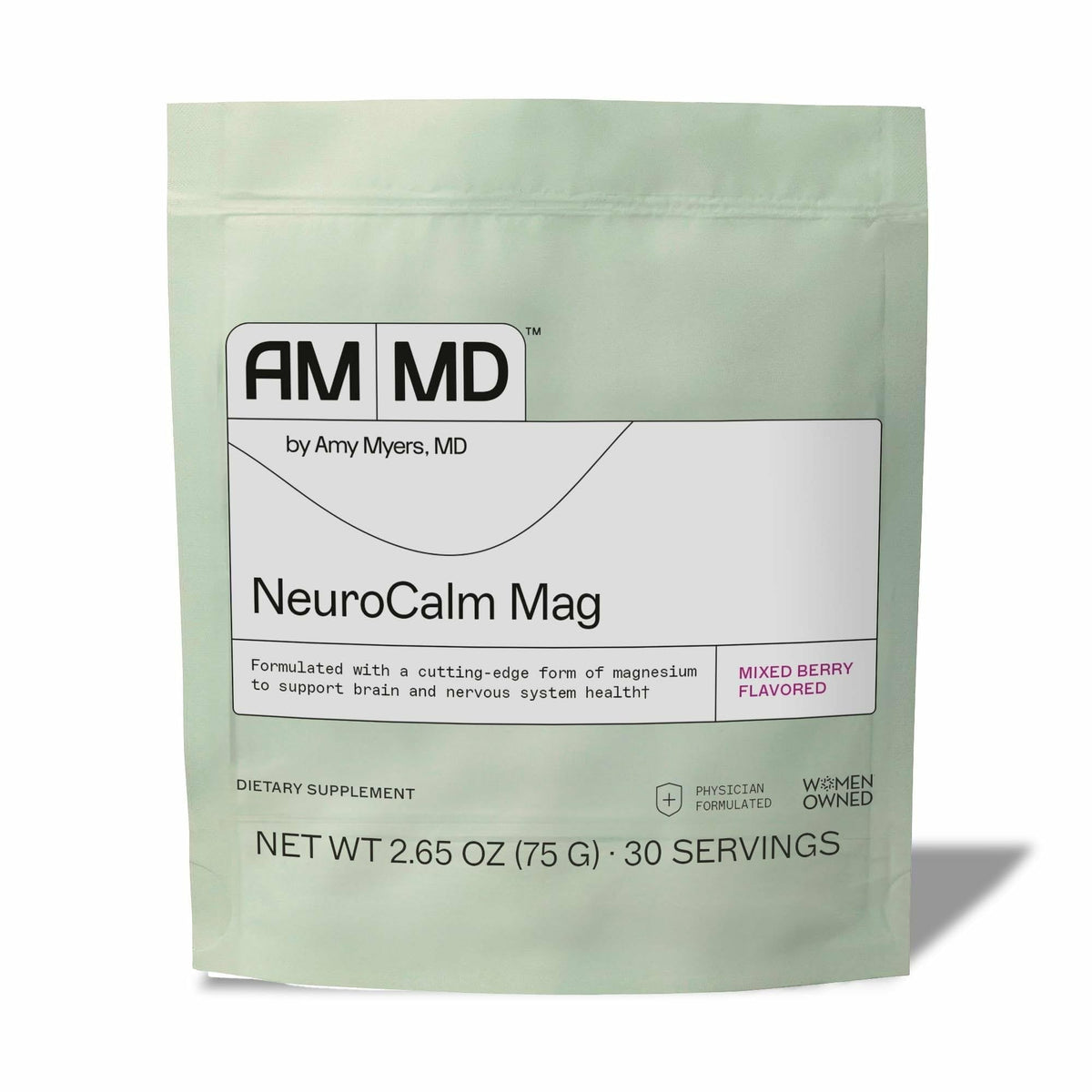 Amy Myers MD Magnesium Support Powder front view packaging