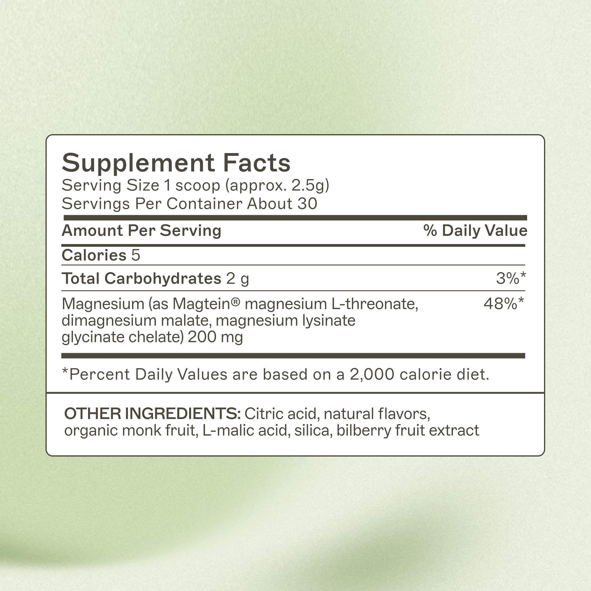 Amy Myers MD Magnesium Support Powder mixed berry flavour scoop