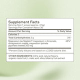 Amy Myers MD Magnesium Support Powder mixed berry flavour scoop