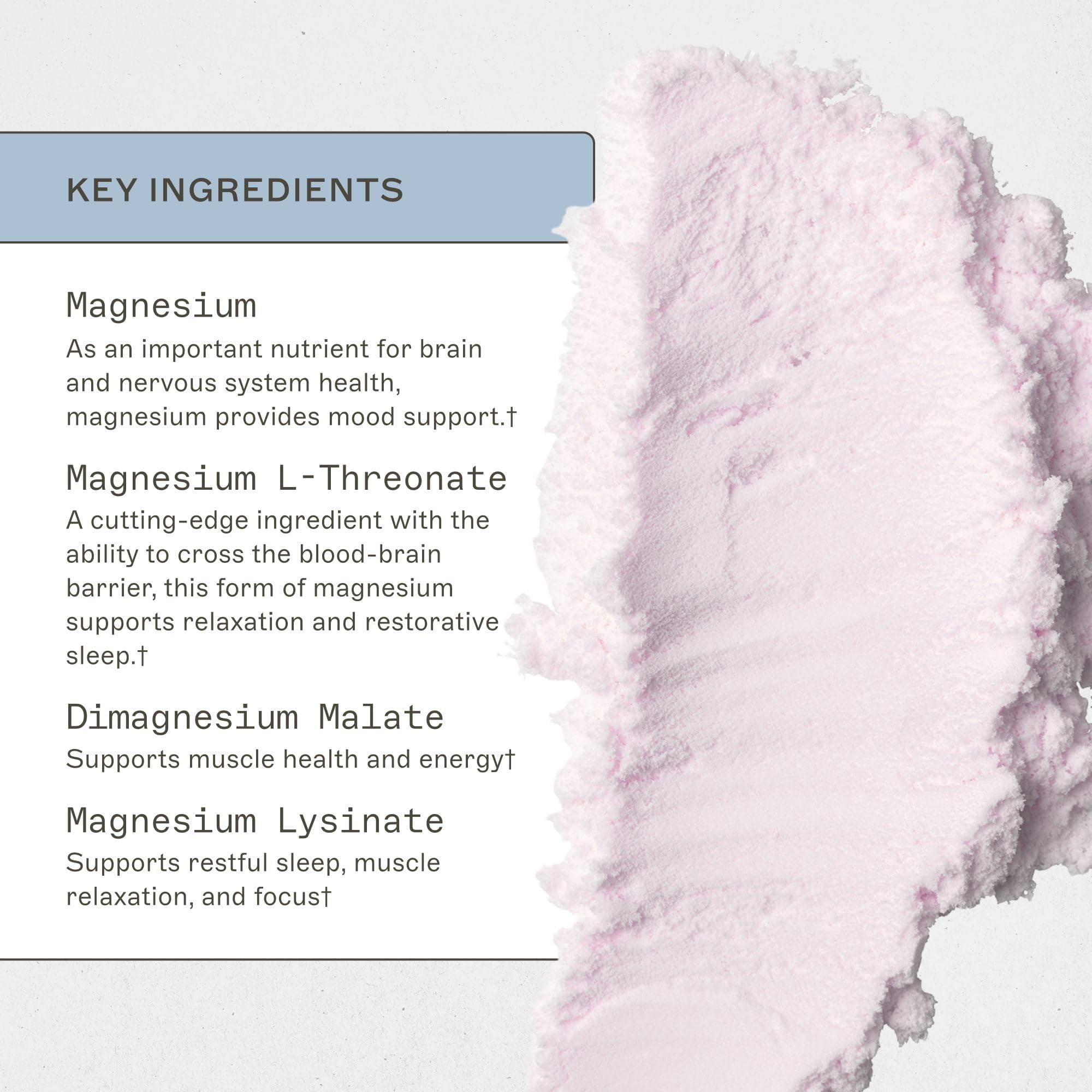 Amy Myers MD Magnesium Support Powder nutritional information
