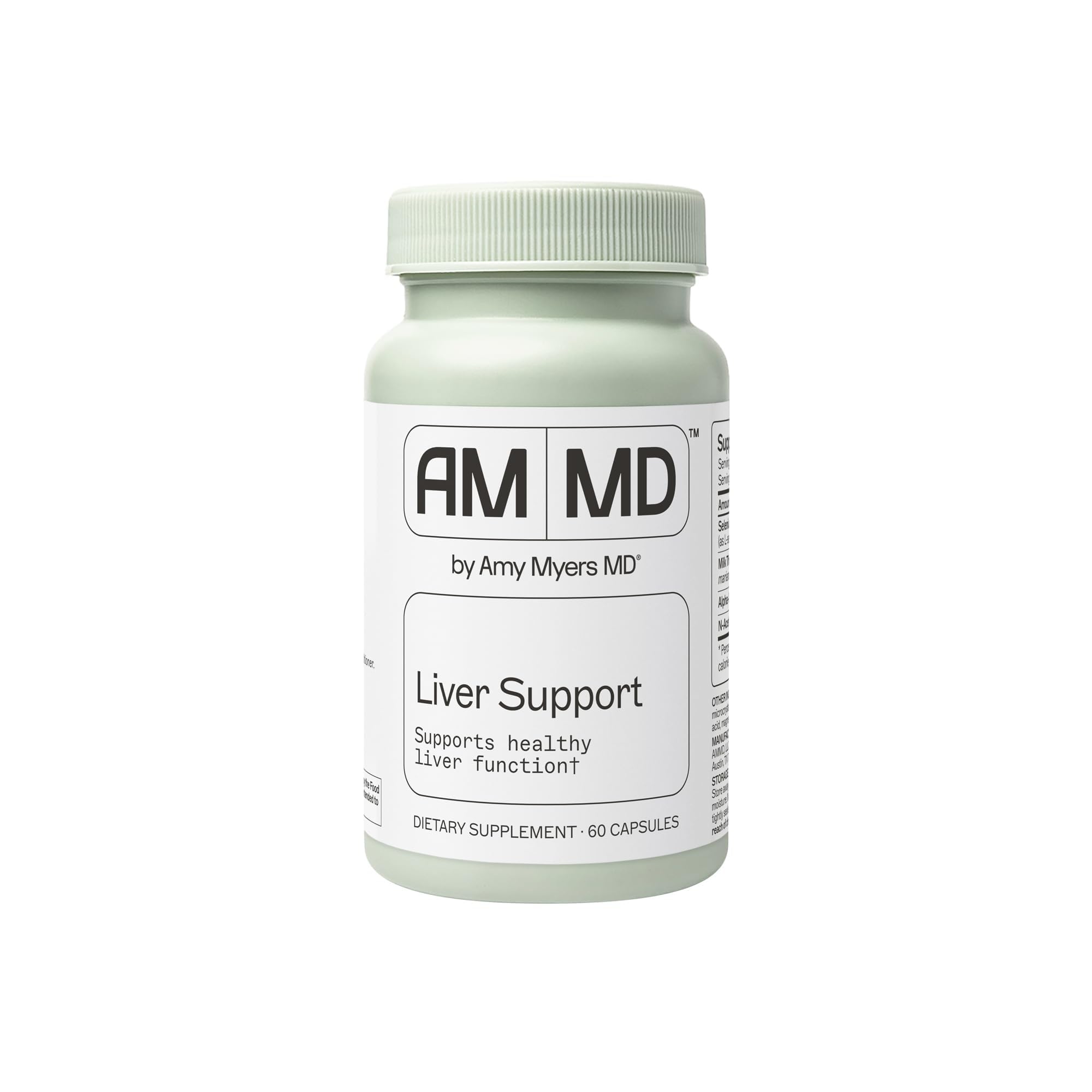 Amy Myers MD Milk Thistle Supplement 210mg front view