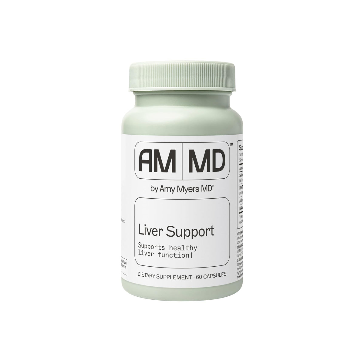 Amy Myers MD Milk Thistle Supplement 210mg front view