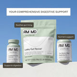 Amy Myers MD Multi-Enzymes 108g with a glass of water