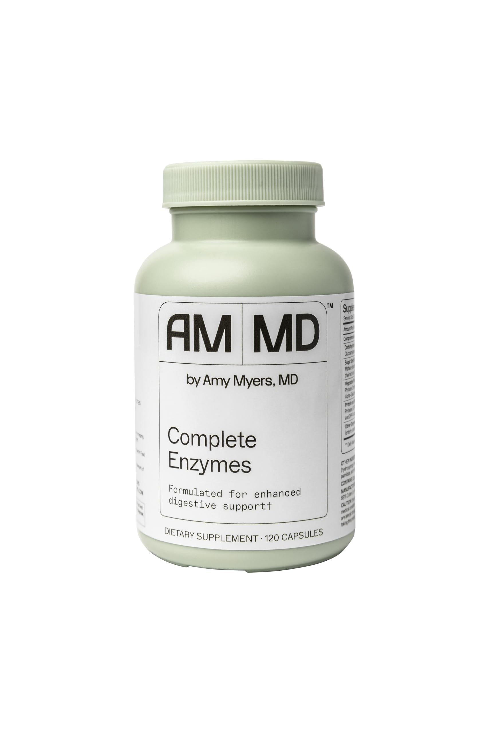 Amy Myers MD Multi-Enzymes 91g front view of packaging
