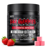 AMZXO BCAA Gummies bottle front view with 90 gummies