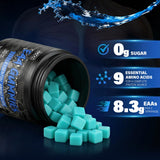 AMZXO BCAA Gummies side view showing gummy texture