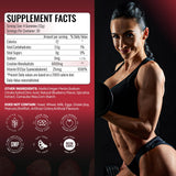 AMZXO Creatine Monohydrate Gummies displayed with a measuring spoon