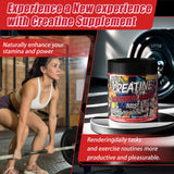 AMZXO Creatine Monohydrate Gummies nutritional information on the label