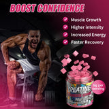 AMZXO Creatine Monohydrate Gummies showing serving size