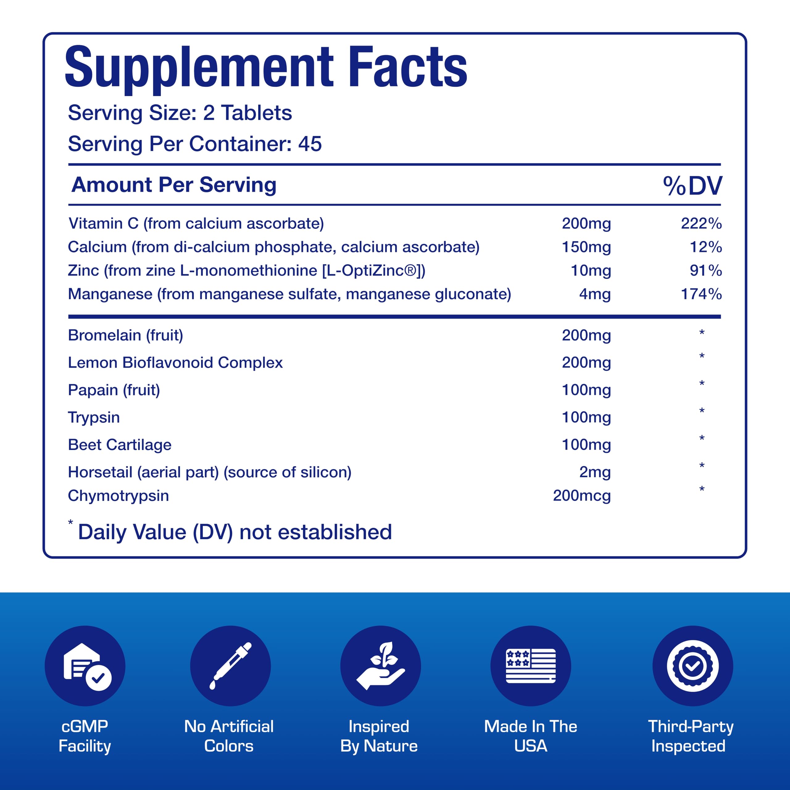 Anabolic Laboratories Bromelain Joint Support Supplement side view