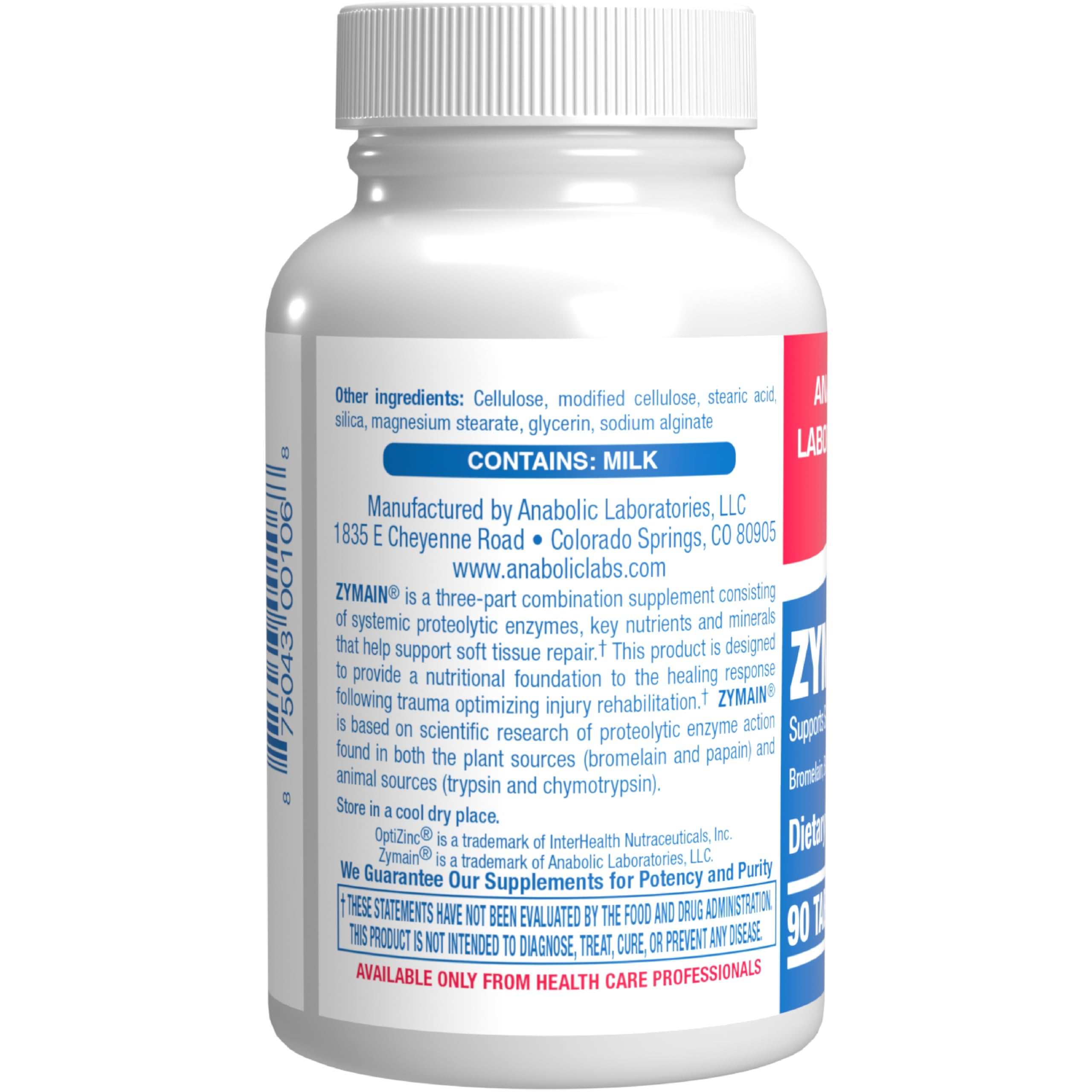 Anabolic Laboratories Bromelain Joint Support Supplement with a measuring spoon