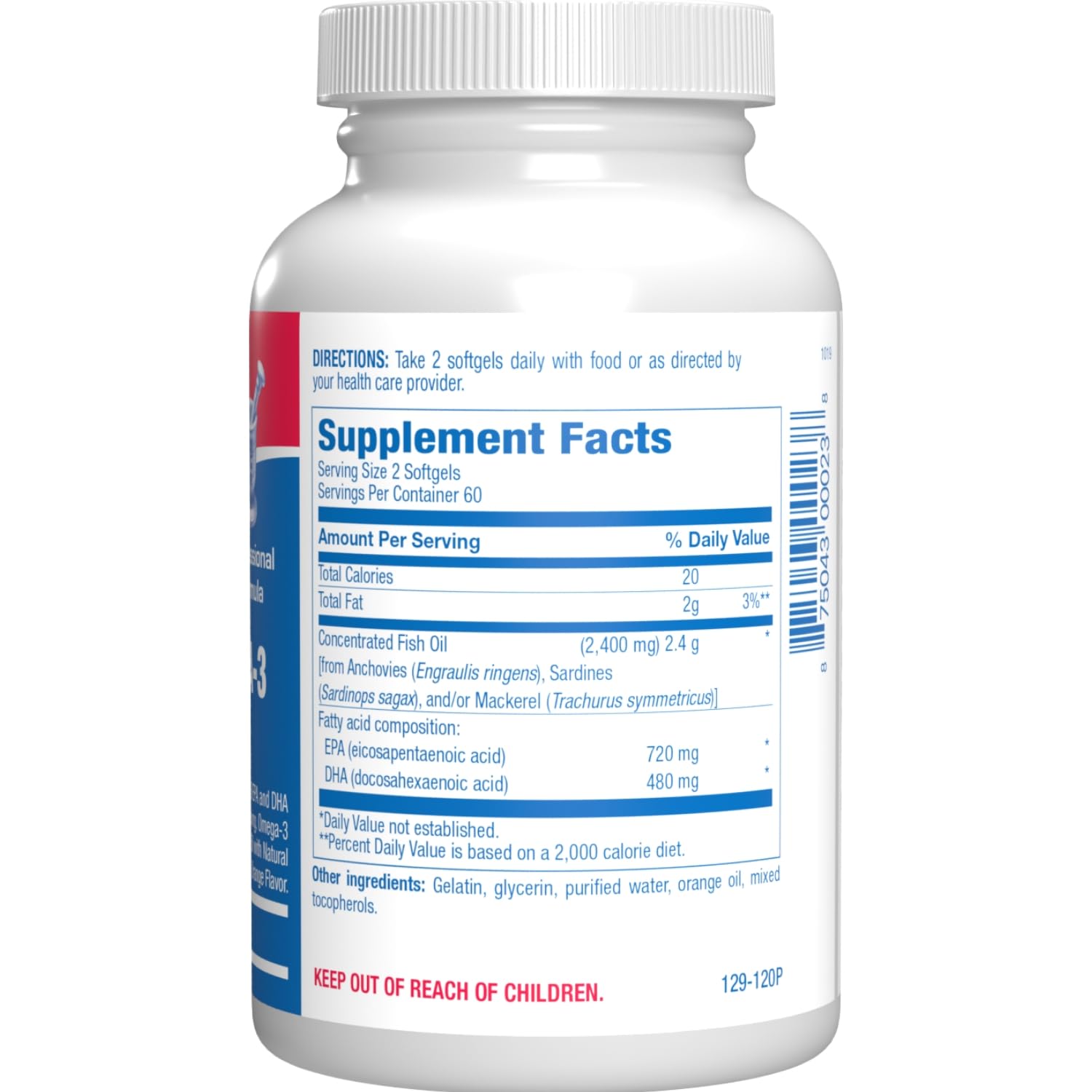 Anabolic Laboratories Omega-3 Fish Oil 1200mg capsule close-up