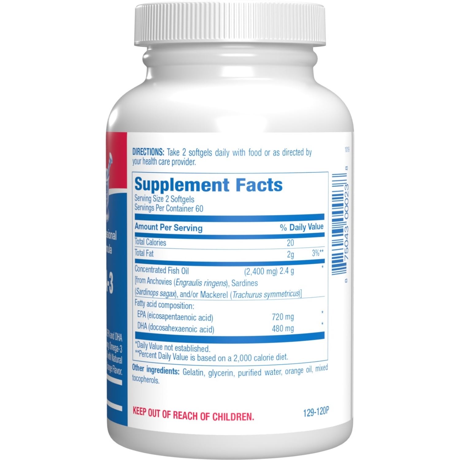 Anabolic Laboratories Omega-3 Fish Oil 1200mg capsules close-up