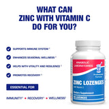 Anabolic Laboratories Zinc Lozenges with Vitamin C back view