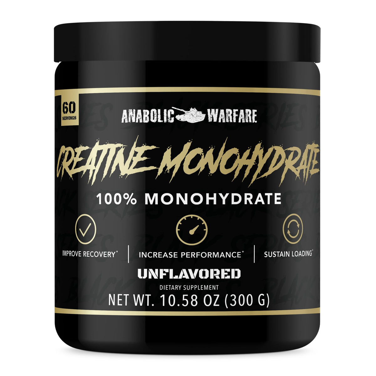 Anabolic Warfare Creatine Monohydrate 358g front view