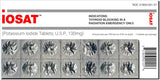 ANBEX Potassium Iodide Tablets 130 mg front view packaging