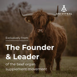 Ancestral Supplements Beef Organ Supplement ingredients list