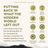 Ancestral Supplements Beef Tallow Capsules 500mg nutritional information
