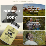 Ancestral Supplements Beef Tallow Capsules 500mg packaging