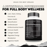 Ancestral Supplements Liver Extracts 3000mg side view
