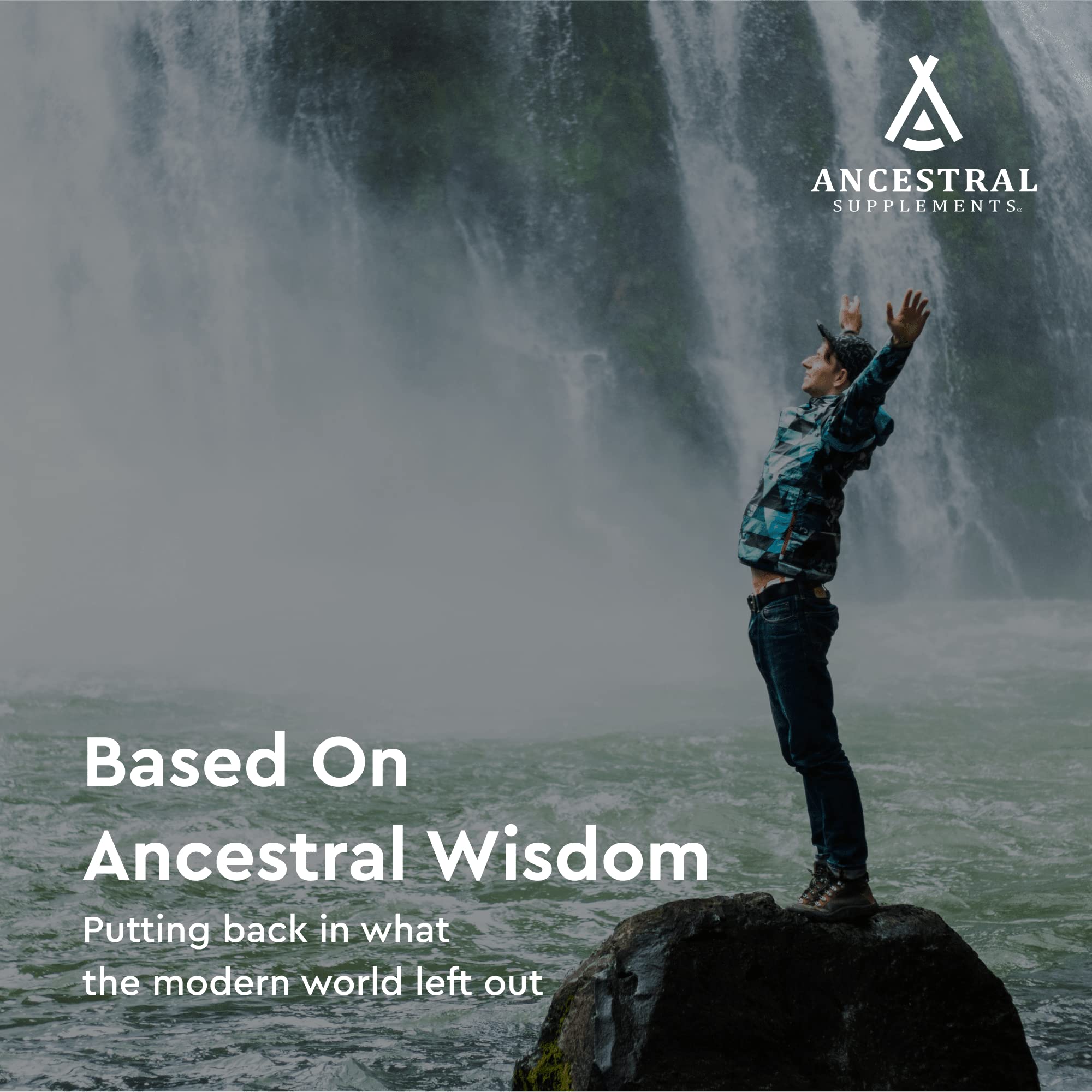 Ancestral Supplements Prostate Health Beef Liver Extract lifestyle scene with supplements