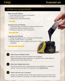 Ancient Aid Himalayan Shilajit Resin nutritional information