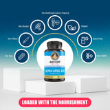Ancient Bliss Alpha Lipoic Acid 600 mg Capsules ingredients list