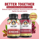 Ancient Bliss Berberine Supplement ingredients close-up