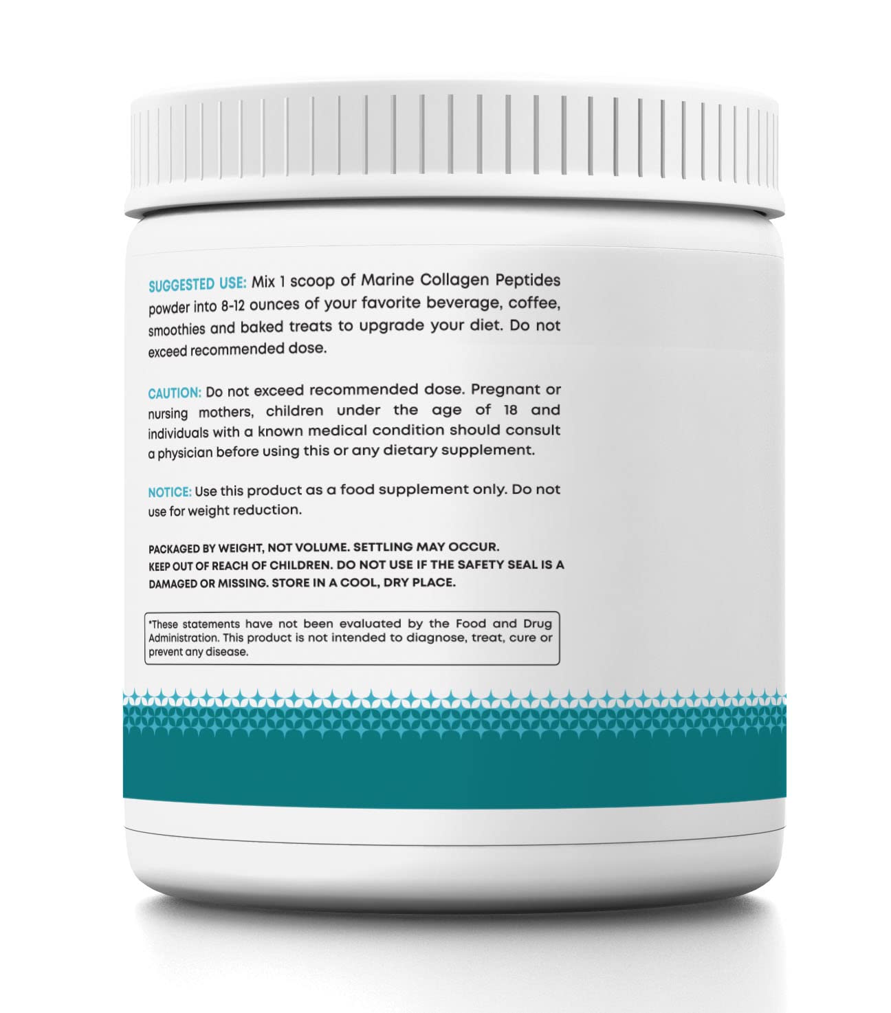 Ancient Bliss Collagen Powder scoop and powder texture