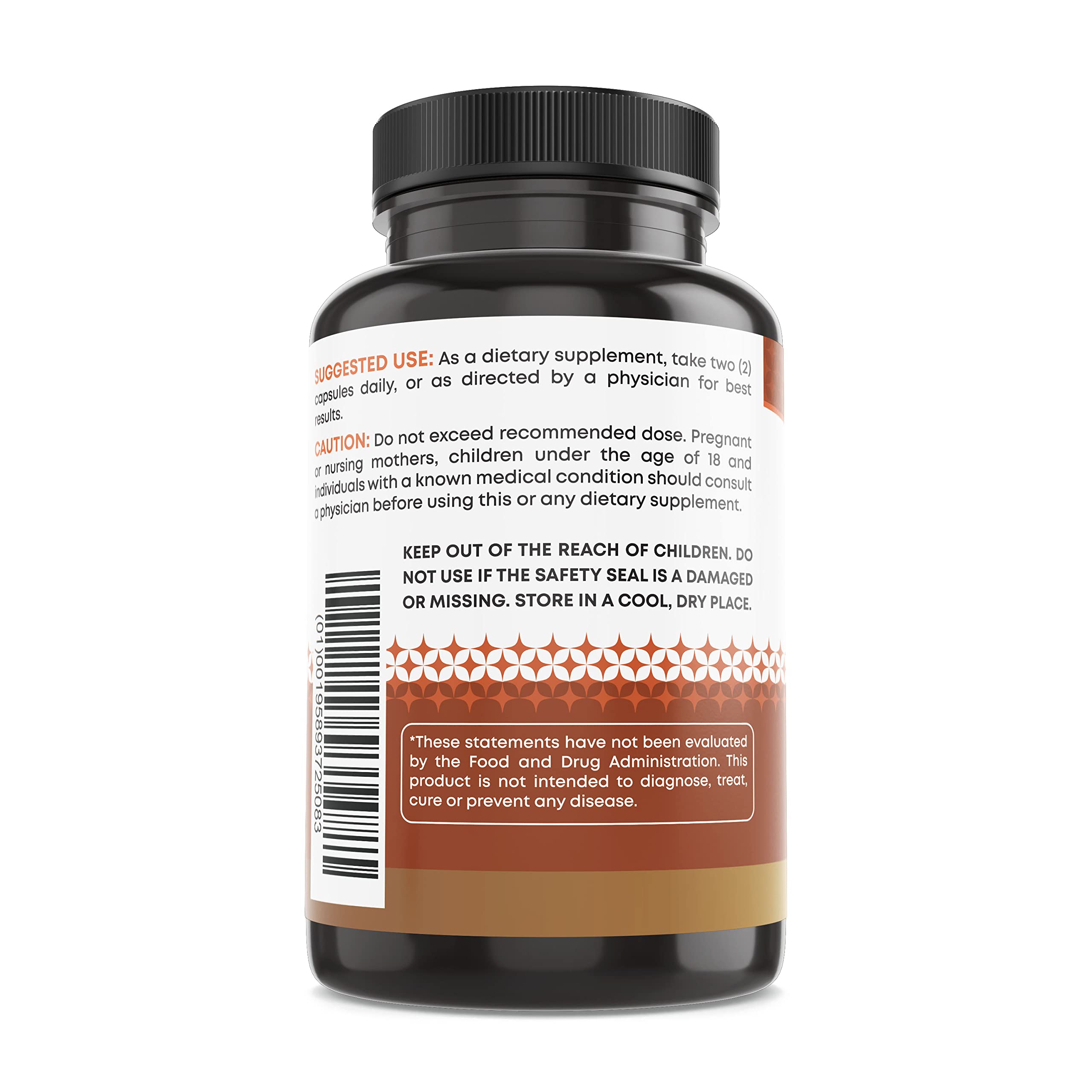 Ancient Bliss Lion’s Mane Mushroom Supplement capsules on a table