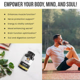 Ancient Bliss Magnesium Glycinate Capsules bottle top view