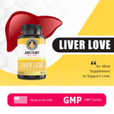 Ancient Bliss Milk Thistle supplement bottle side view