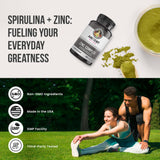 Ancient Bliss Zinc Complex Supplement 50g back view with ingredient list