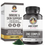 Ancient Bliss Zinc Complex Supplement 50g front view with packaging