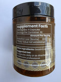 ANCIENT DIOSA Beef Liver Capsules 3000mg bottle with cap open