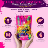 ANCIENT DIOSA Beef Organ Supplement for Women capsules in bottle