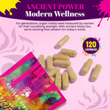 ANCIENT DIOSA Beef Organ Supplement for Women lifestyle scene