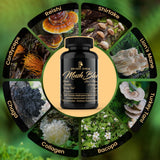 ANCIENT DIOSA Methylene Blue and Mushroom Extract Capsules side view